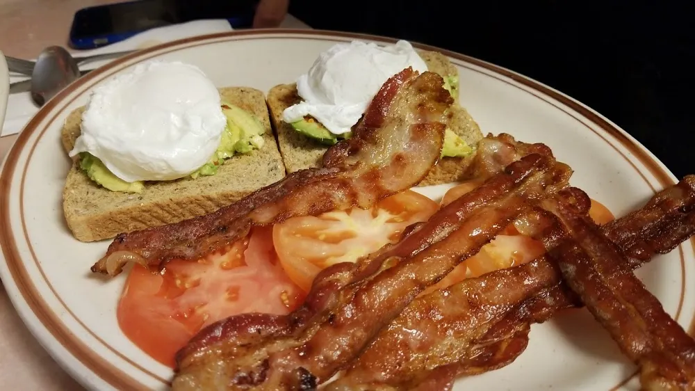 Avocado Toast Side of Bacon