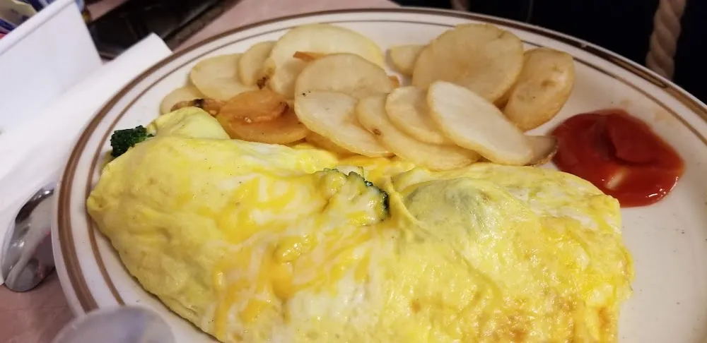 Broccoli and Cheese Omelette
